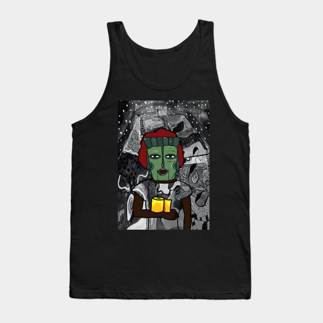 Glimpse into the Past Tank Top by Hashed Art